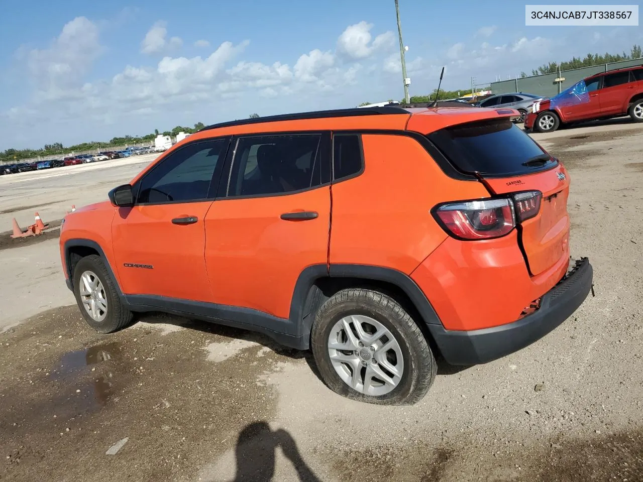 2018 Jeep Compass Sport VIN: 3C4NJCAB7JT338567 Lot: 78647704