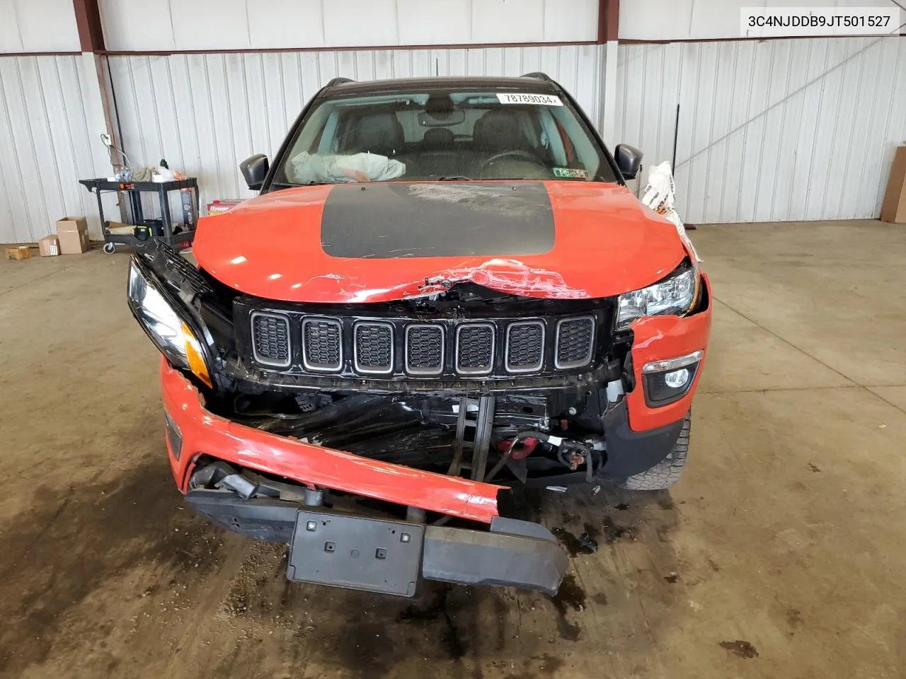 2018 Jeep Compass Trailhawk VIN: 3C4NJDDB9JT501527 Lot: 78789034