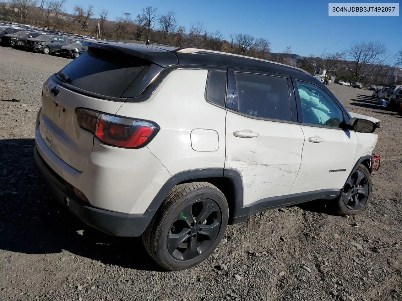 2018 Jeep Compass Latitude VIN: 3C4NJDBB3JT492097 Lot: 78843534