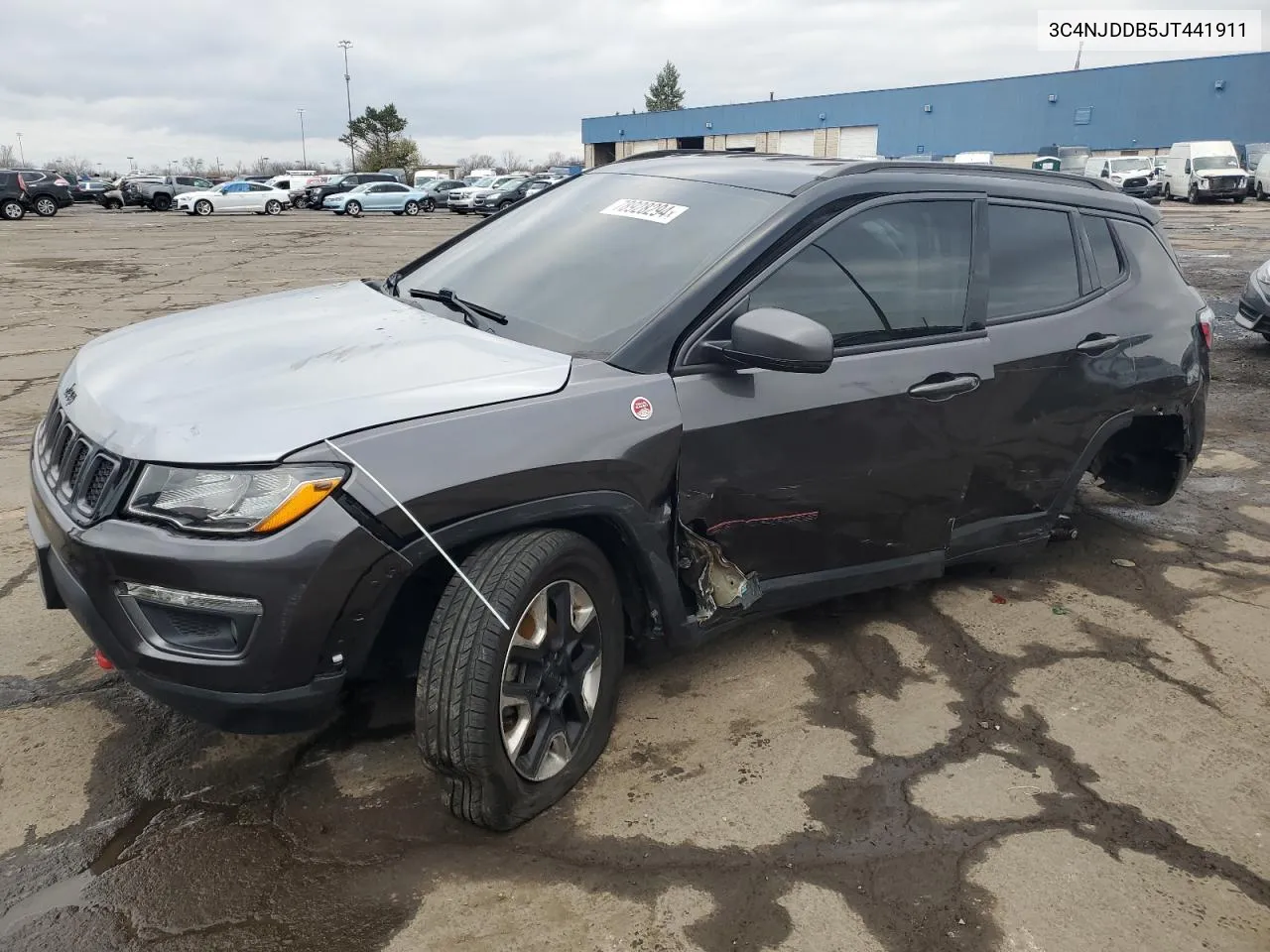 2018 Jeep Compass Trailhawk VIN: 3C4NJDDB5JT441911 Lot: 78928294