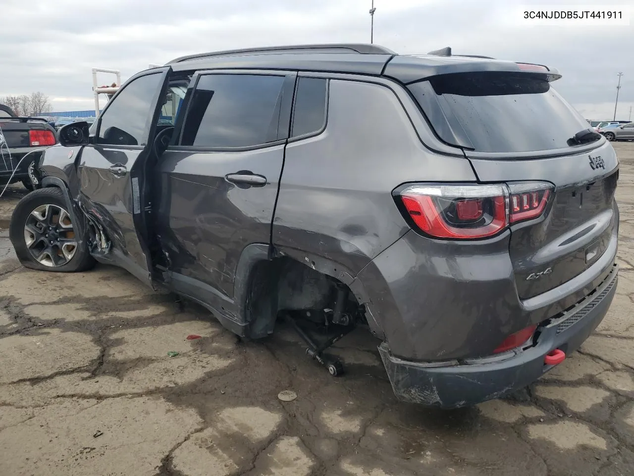 2018 Jeep Compass Trailhawk VIN: 3C4NJDDB5JT441911 Lot: 78928294