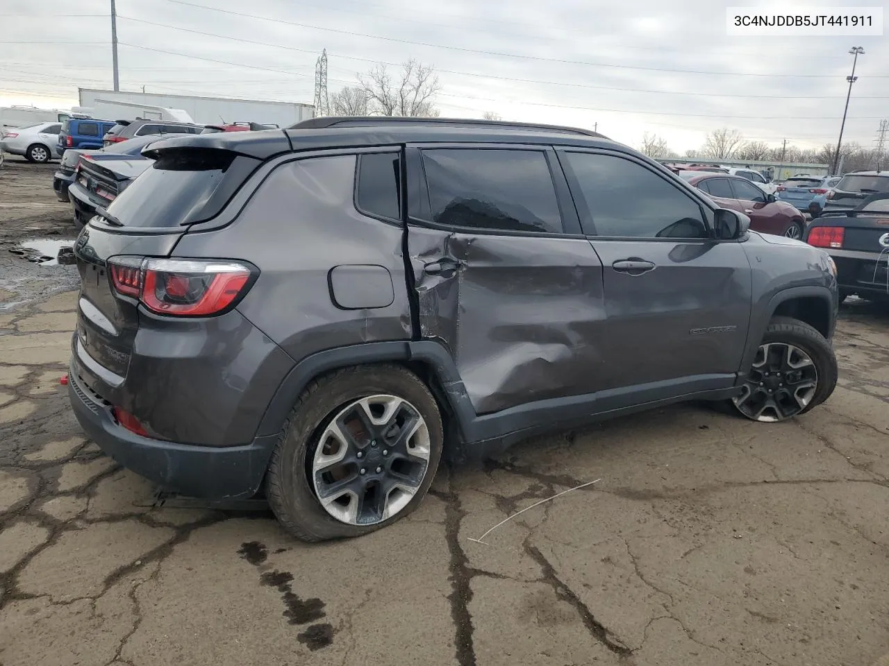 2018 Jeep Compass Trailhawk VIN: 3C4NJDDB5JT441911 Lot: 78928294