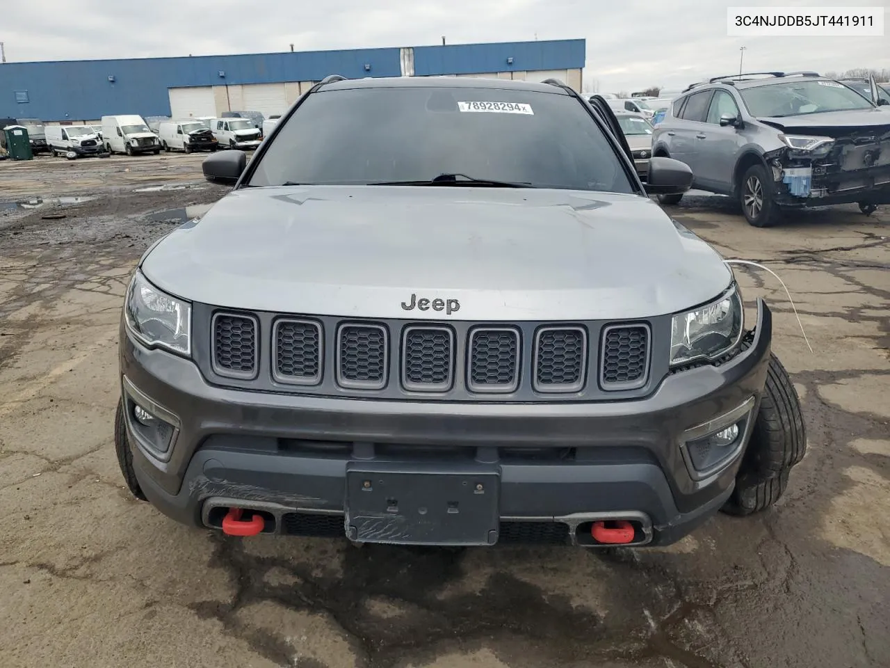 2018 Jeep Compass Trailhawk VIN: 3C4NJDDB5JT441911 Lot: 78928294