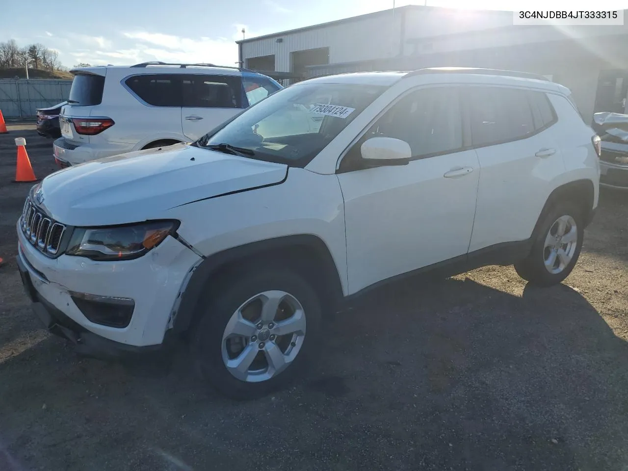 2018 Jeep Compass Latitude VIN: 3C4NJDBB4JT333315 Lot: 79304124