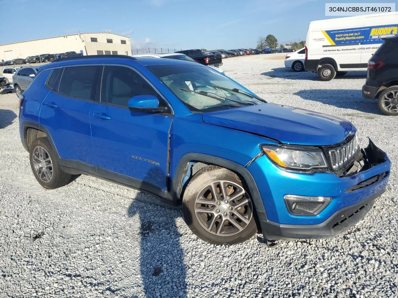 2018 Jeep Compass Latitude VIN: 3C4NJCBB5JT461072 Lot: 79865884