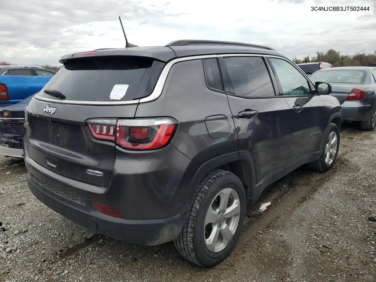 2018 Jeep Compass Latitude VIN: 3C4NJCBB3JT502444 Lot: 80124594