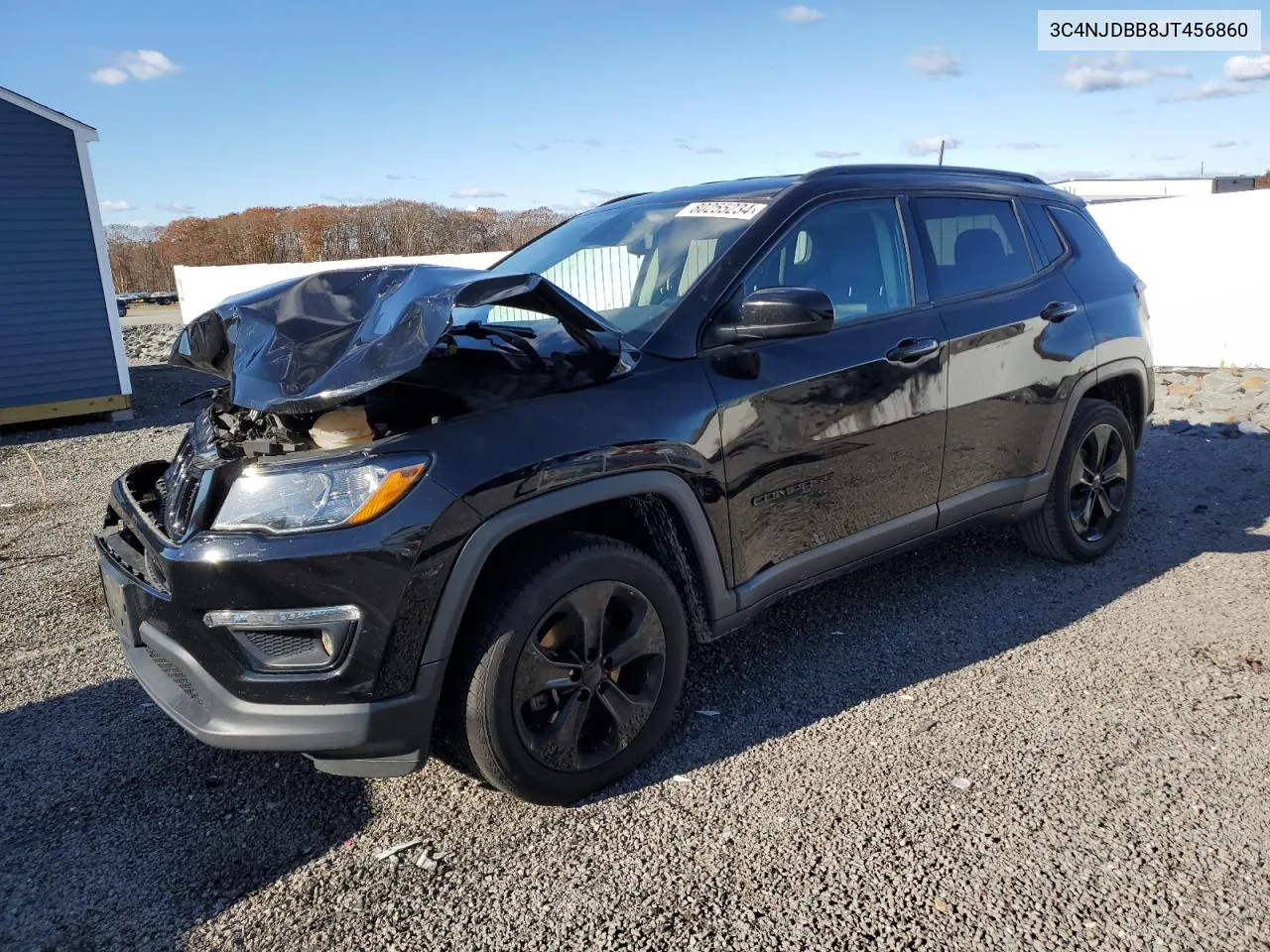 2018 Jeep Compass Latitude VIN: 3C4NJDBB8JT456860 Lot: 80255234