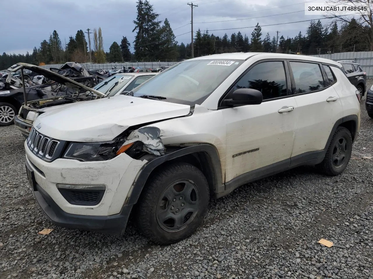 2018 Jeep Compass Sport VIN: 3C4NJCAB1JT488545 Lot: 80696634