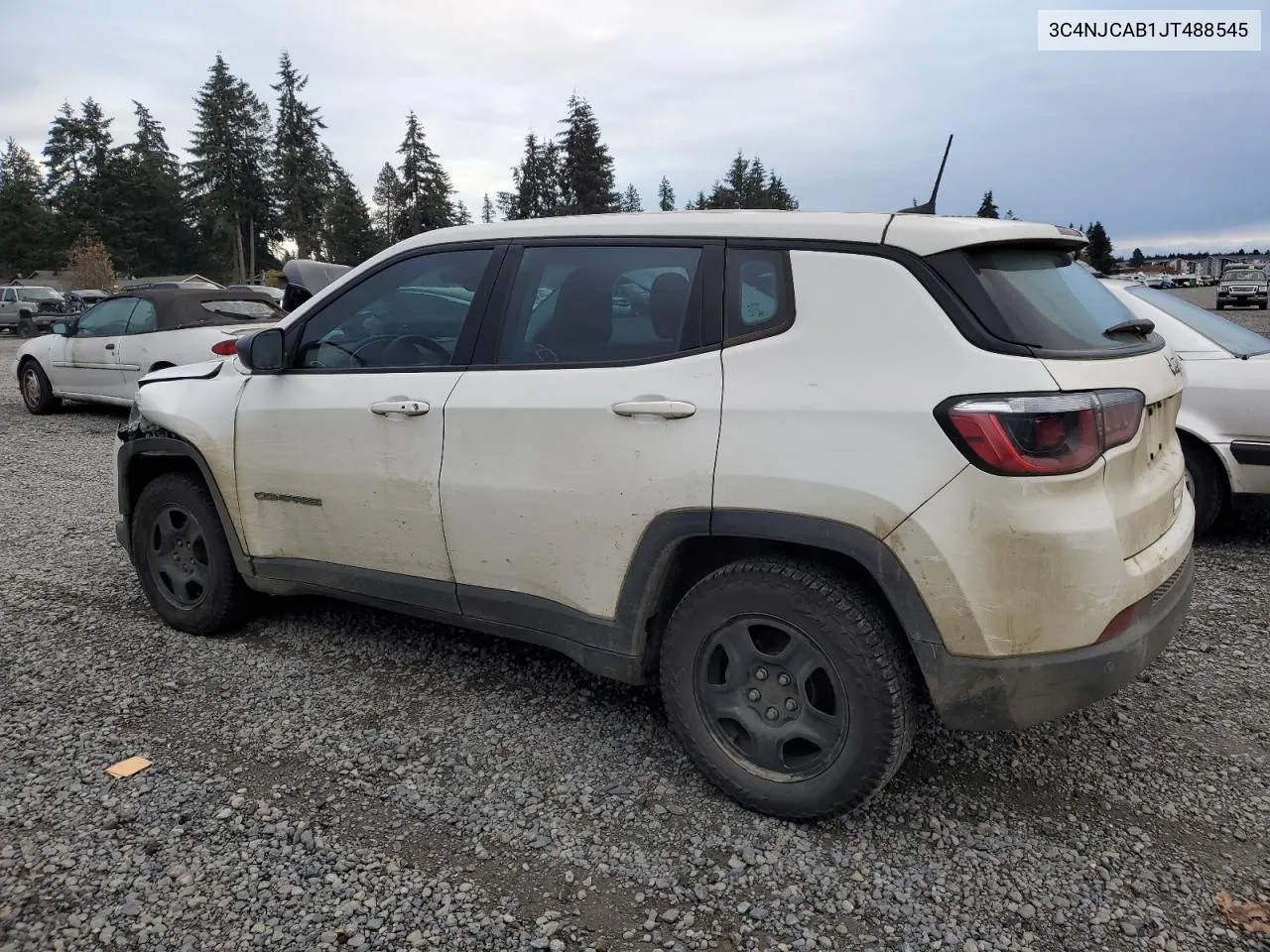 2018 Jeep Compass Sport VIN: 3C4NJCAB1JT488545 Lot: 80696634