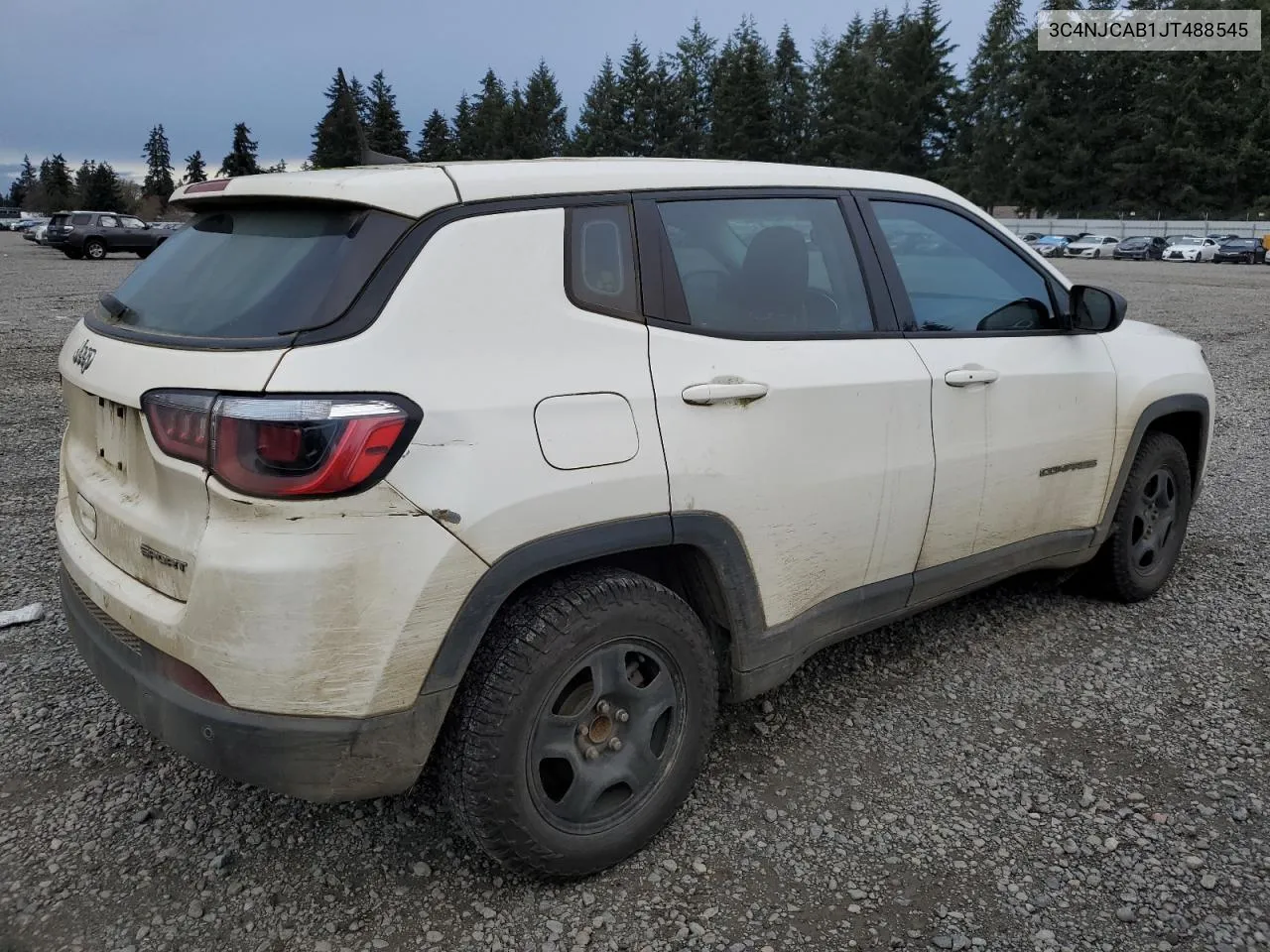 2018 Jeep Compass Sport VIN: 3C4NJCAB1JT488545 Lot: 80696634