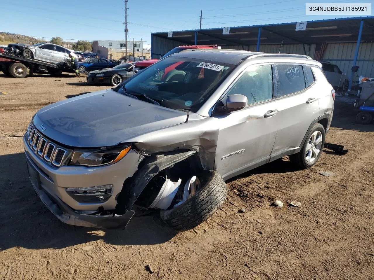 2018 Jeep Compass Latitude VIN: 3C4NJDBB5JT185921 Lot: 80982974