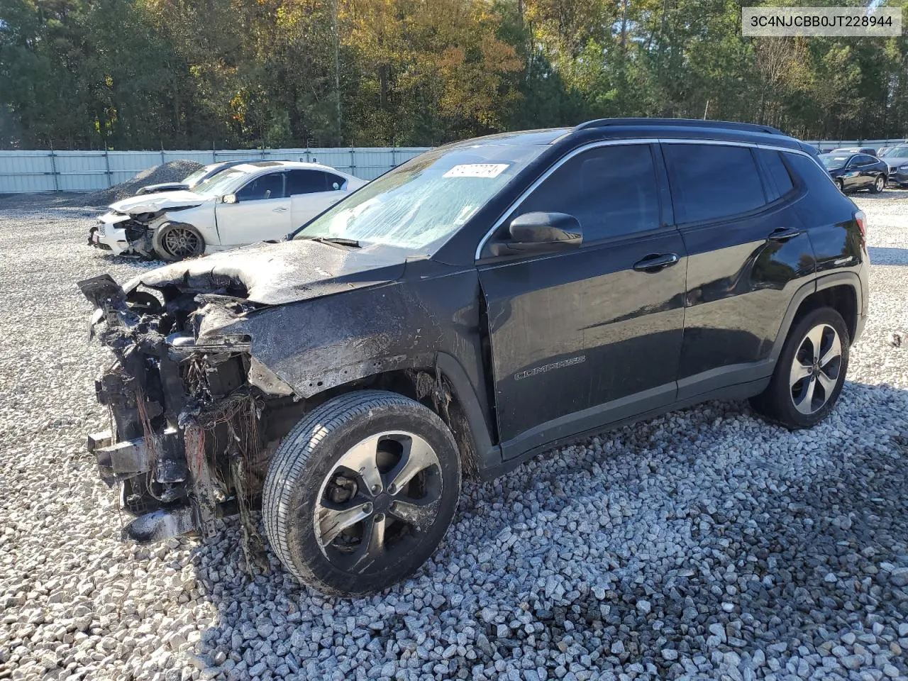 2018 Jeep Compass Latitude VIN: 3C4NJCBB0JT228944 Lot: 81277274