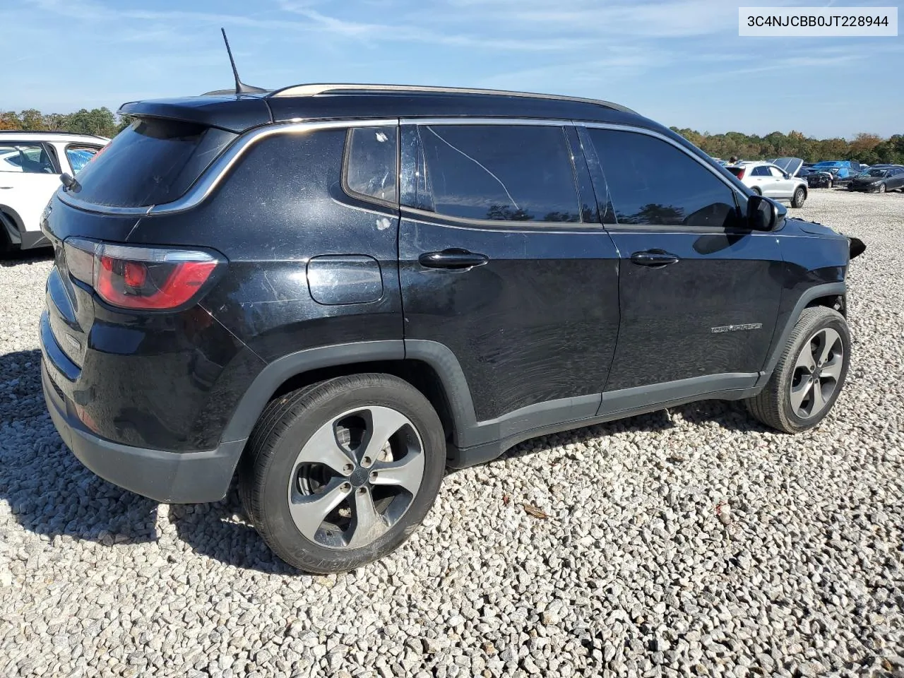 2018 Jeep Compass Latitude VIN: 3C4NJCBB0JT228944 Lot: 81277274