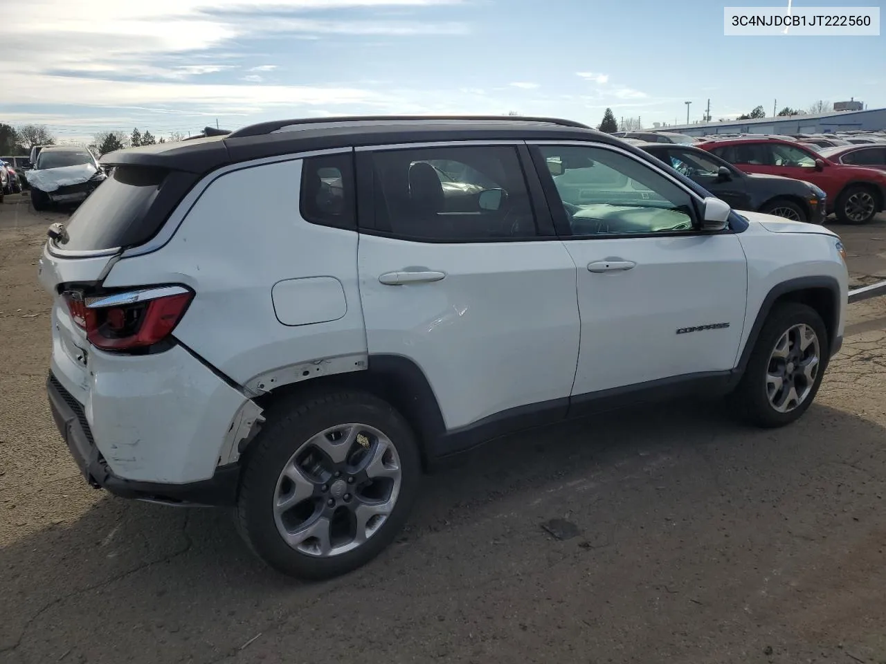 2018 Jeep Compass Limited VIN: 3C4NJDCB1JT222560 Lot: 81300234