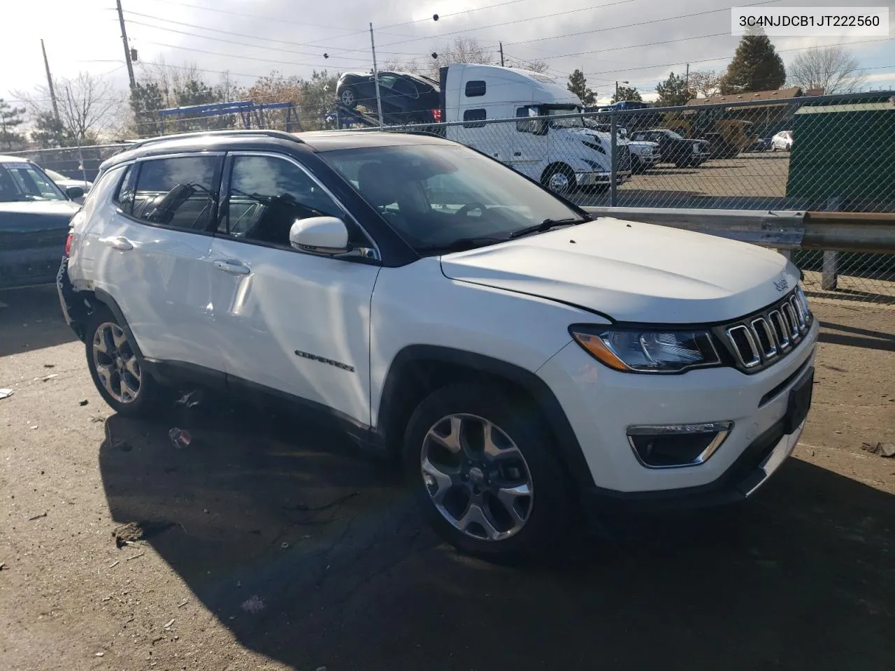 2018 Jeep Compass Limited VIN: 3C4NJDCB1JT222560 Lot: 81300234