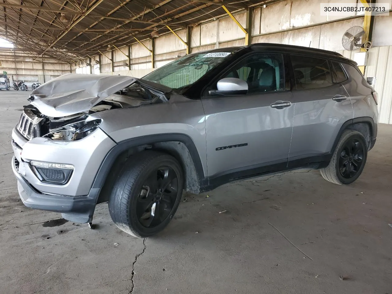 2018 Jeep Compass Latitude VIN: 3C4NJCBB2JT407213 Lot: 81310884