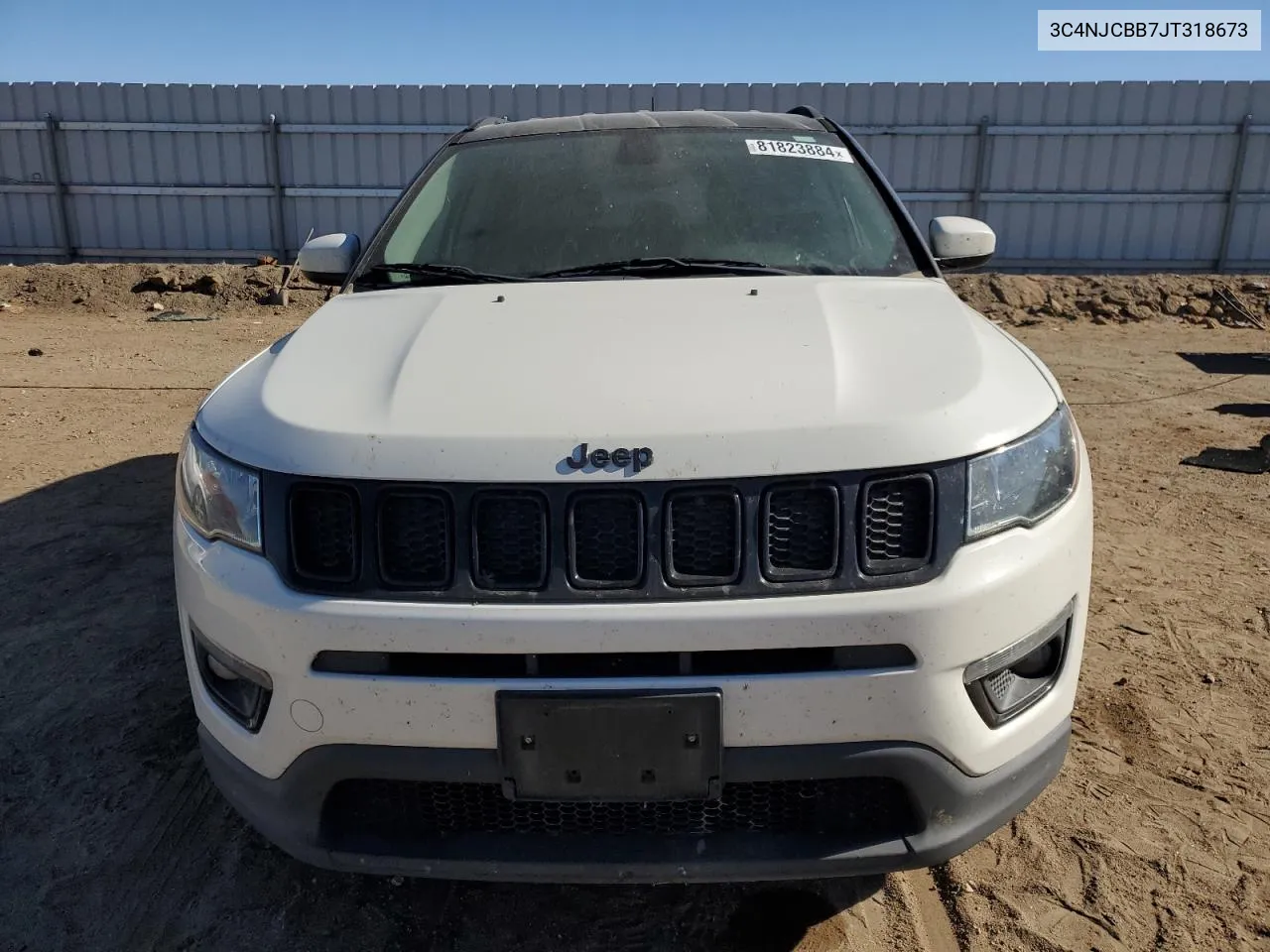 2018 Jeep Compass Latitude VIN: 3C4NJCBB7JT318673 Lot: 81823884