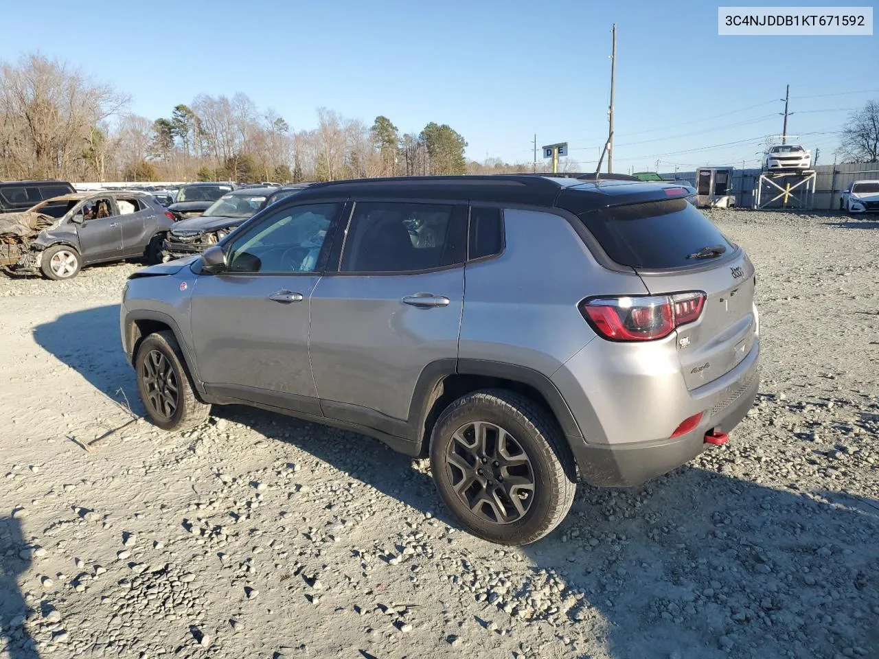 3C4NJDDB1KT671592 2019 Jeep Compass Trailhawk