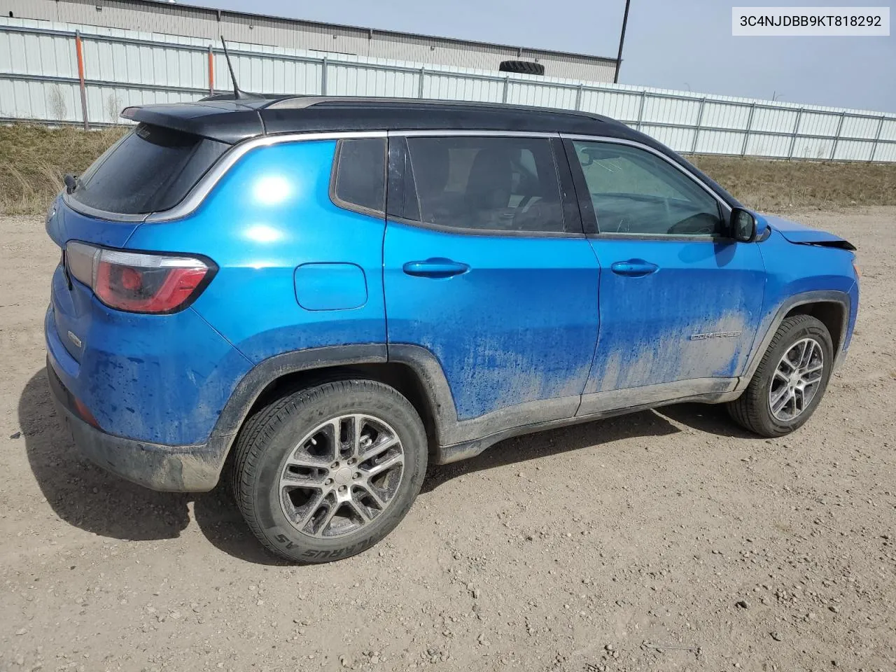 2019 Jeep Compass Latitude VIN: 3C4NJDBB9KT818292 Lot: 52339034