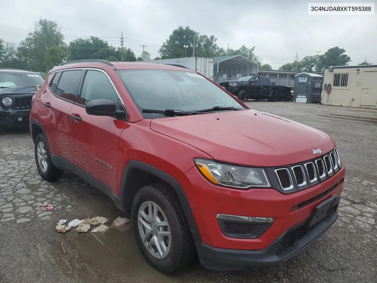 3C4NJDABXKT595388 2019 Jeep Compass Sport