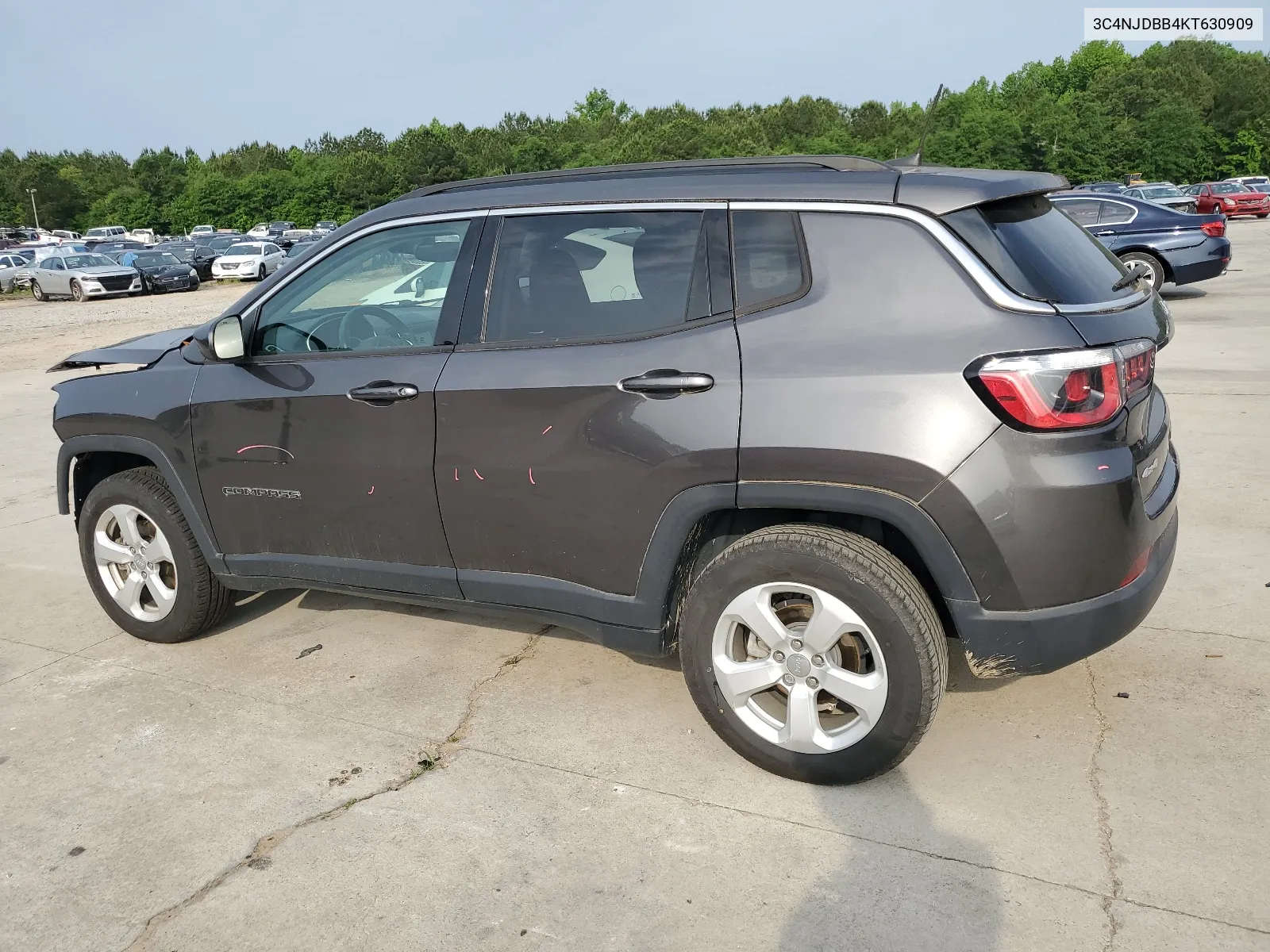 2019 Jeep Compass Latitude VIN: 3C4NJDBB4KT630909 Lot: 53825134