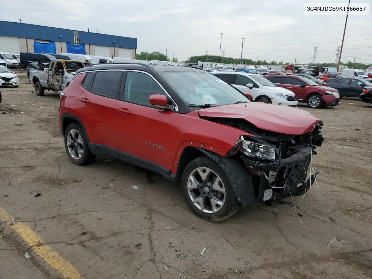 3C4NJDCB9KT666657 2019 Jeep Compass Limited