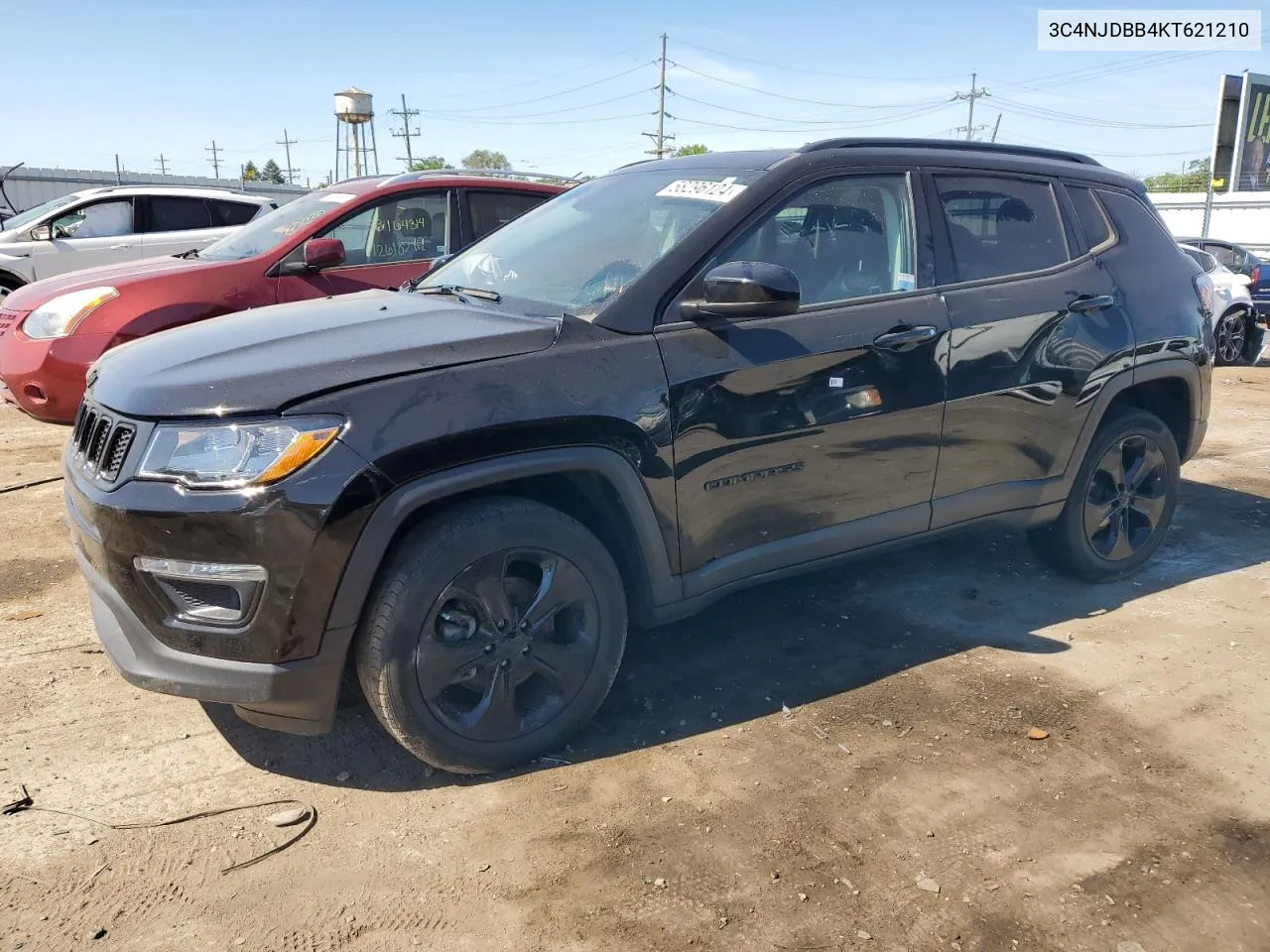 2019 Jeep Compass Latitude VIN: 3C4NJDBB4KT621210 Lot: 58296124