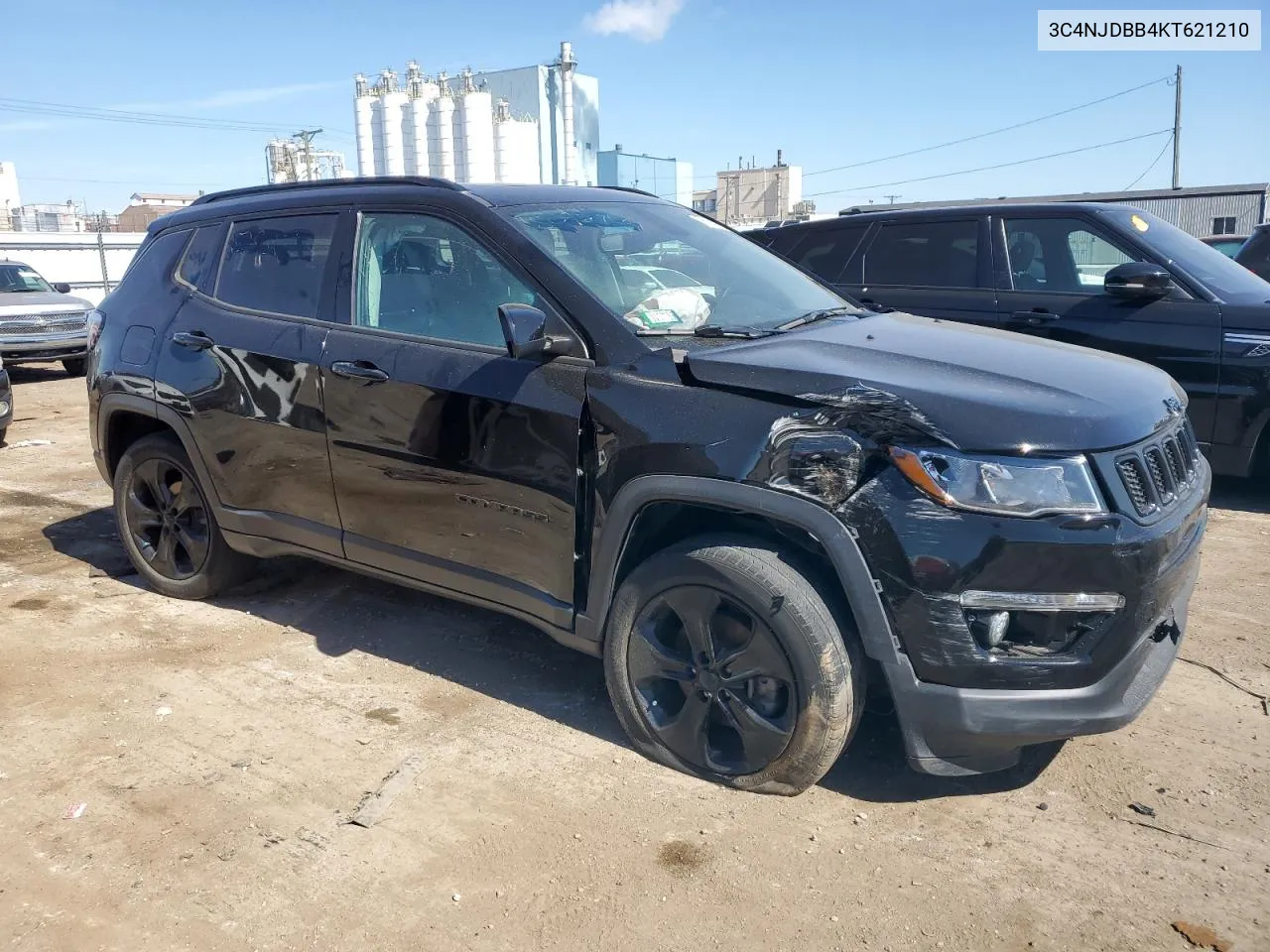 2019 Jeep Compass Latitude VIN: 3C4NJDBB4KT621210 Lot: 58296124