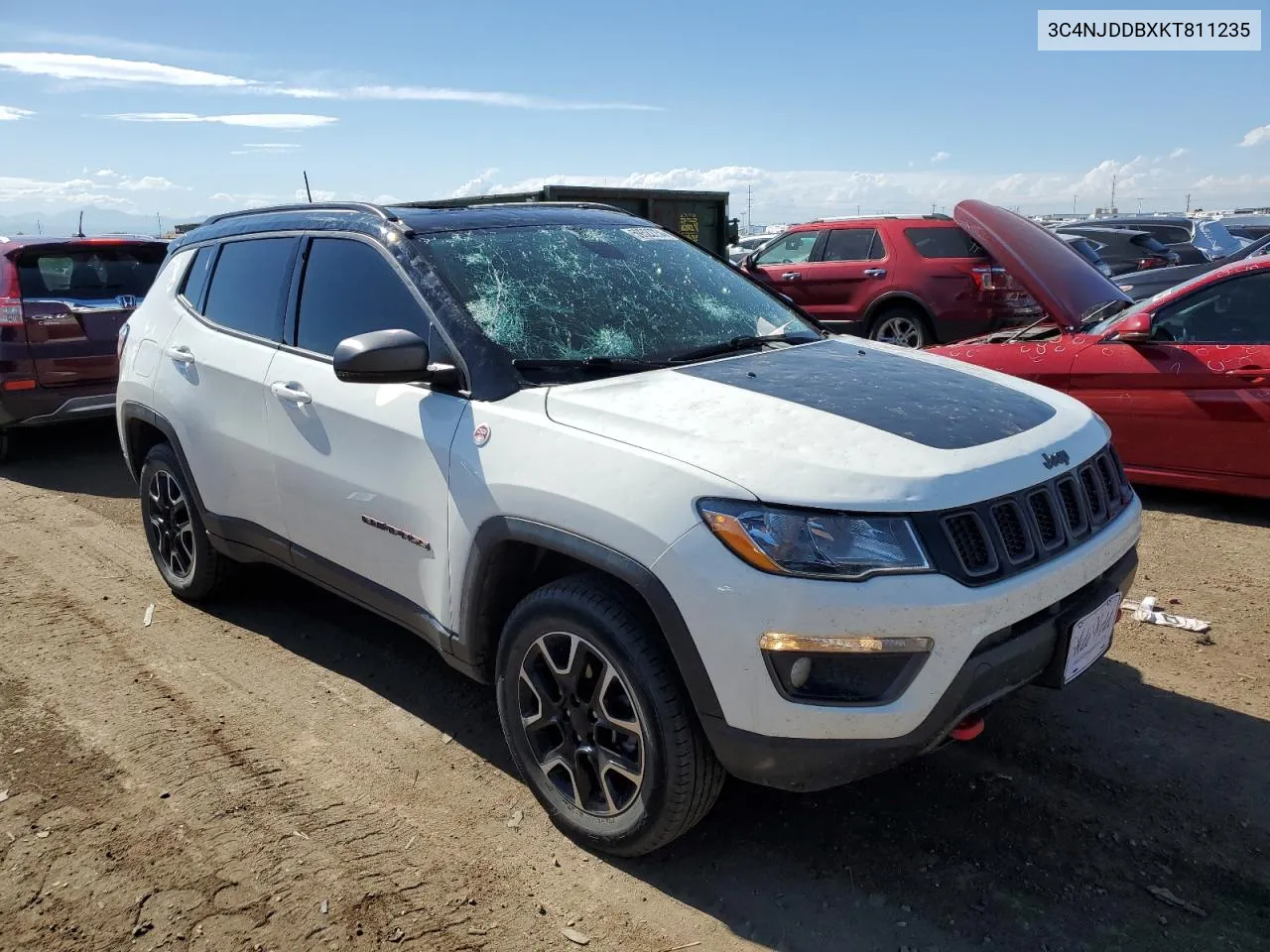 2019 Jeep Compass Trailhawk VIN: 3C4NJDDBXKT811235 Lot: 59522754