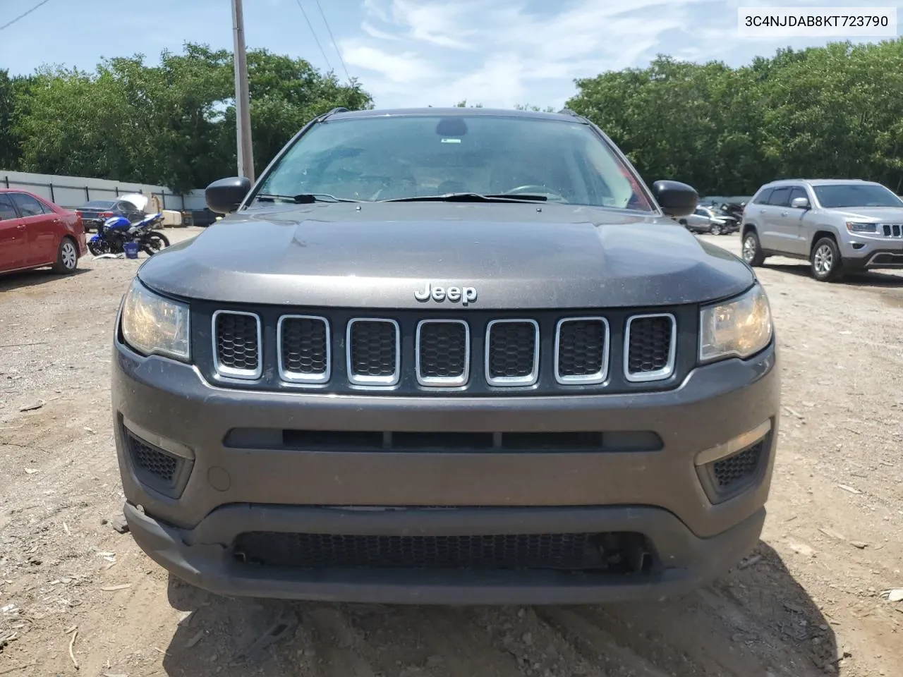 2019 Jeep Compass Sport VIN: 3C4NJDAB8KT723790 Lot: 60099254