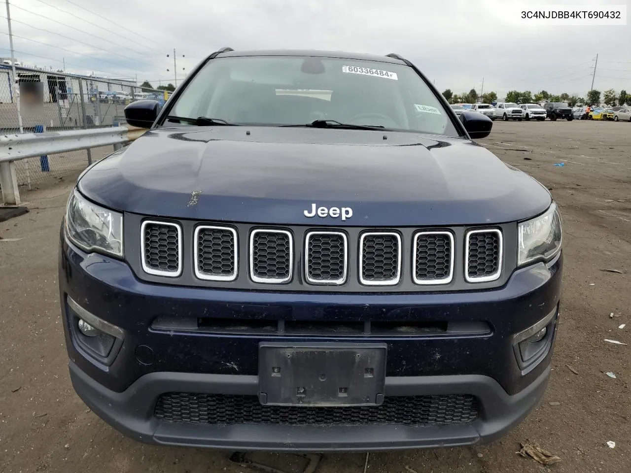 2019 Jeep Compass Latitude VIN: 3C4NJDBB4KT690432 Lot: 60336484