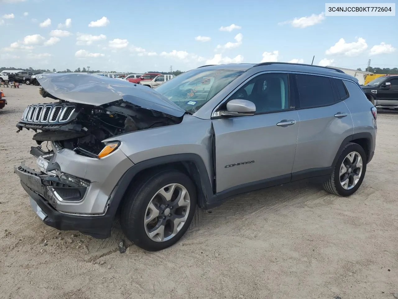 2019 Jeep Compass Limited VIN: 3C4NJCCB0KT772604 Lot: 62540584