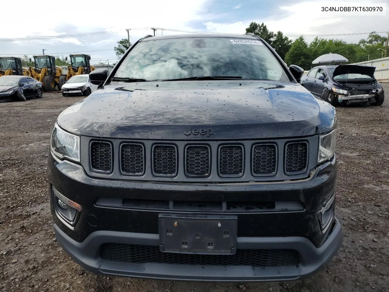 2019 Jeep Compass Latitude VIN: 3C4NJDBB7KT630970 Lot: 62834614