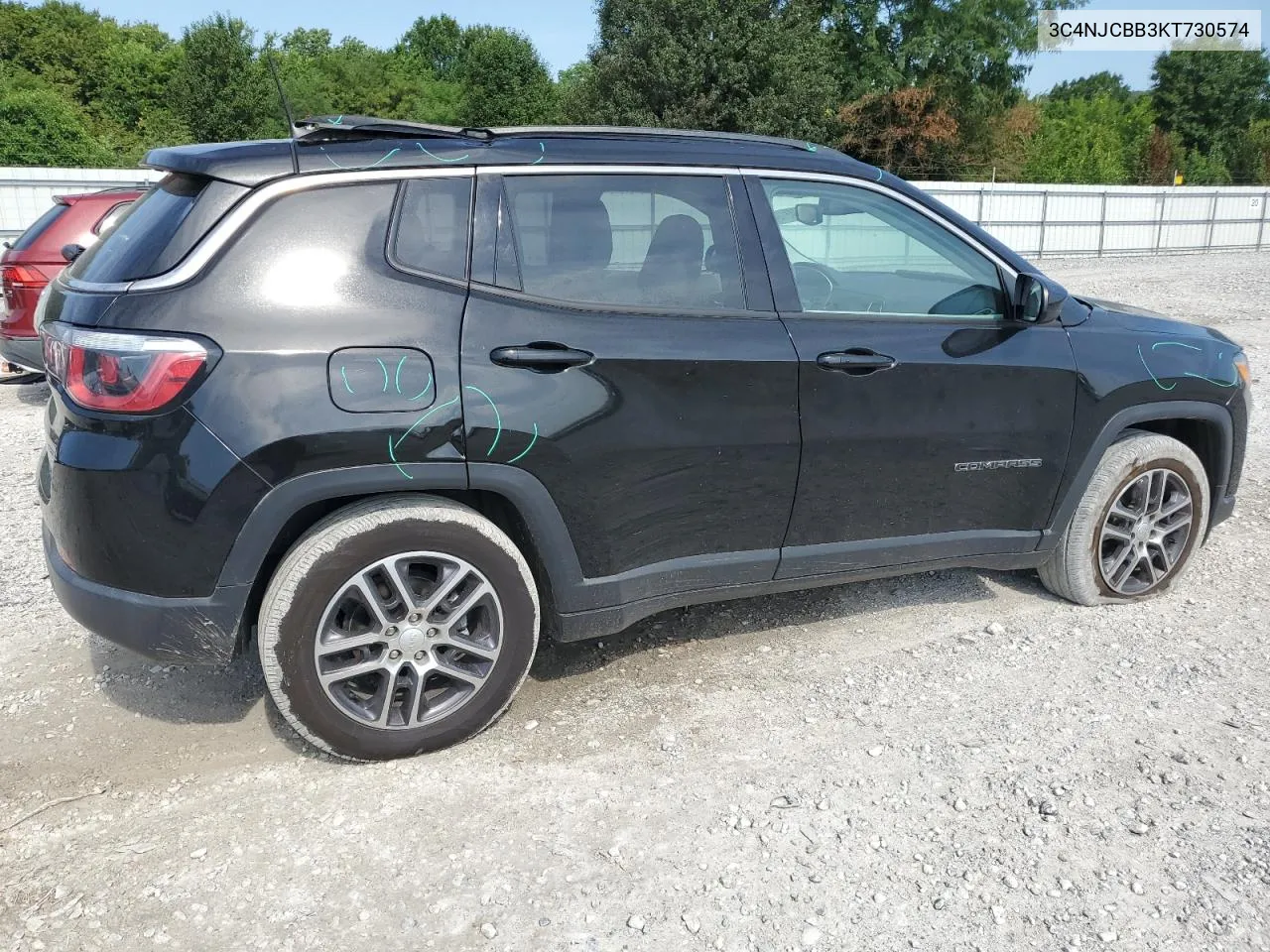 3C4NJCBB3KT730574 2019 Jeep Compass Latitude