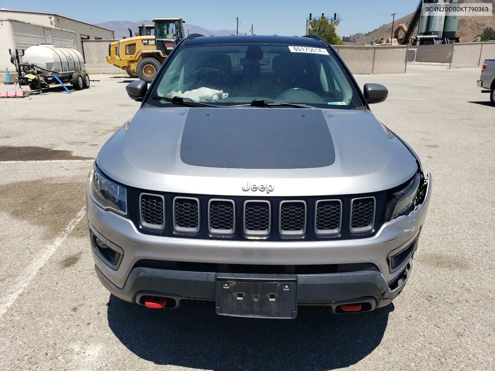 2019 Jeep Compass Trailhawk VIN: 3C4NJDDB0KT790363 Lot: 65175614