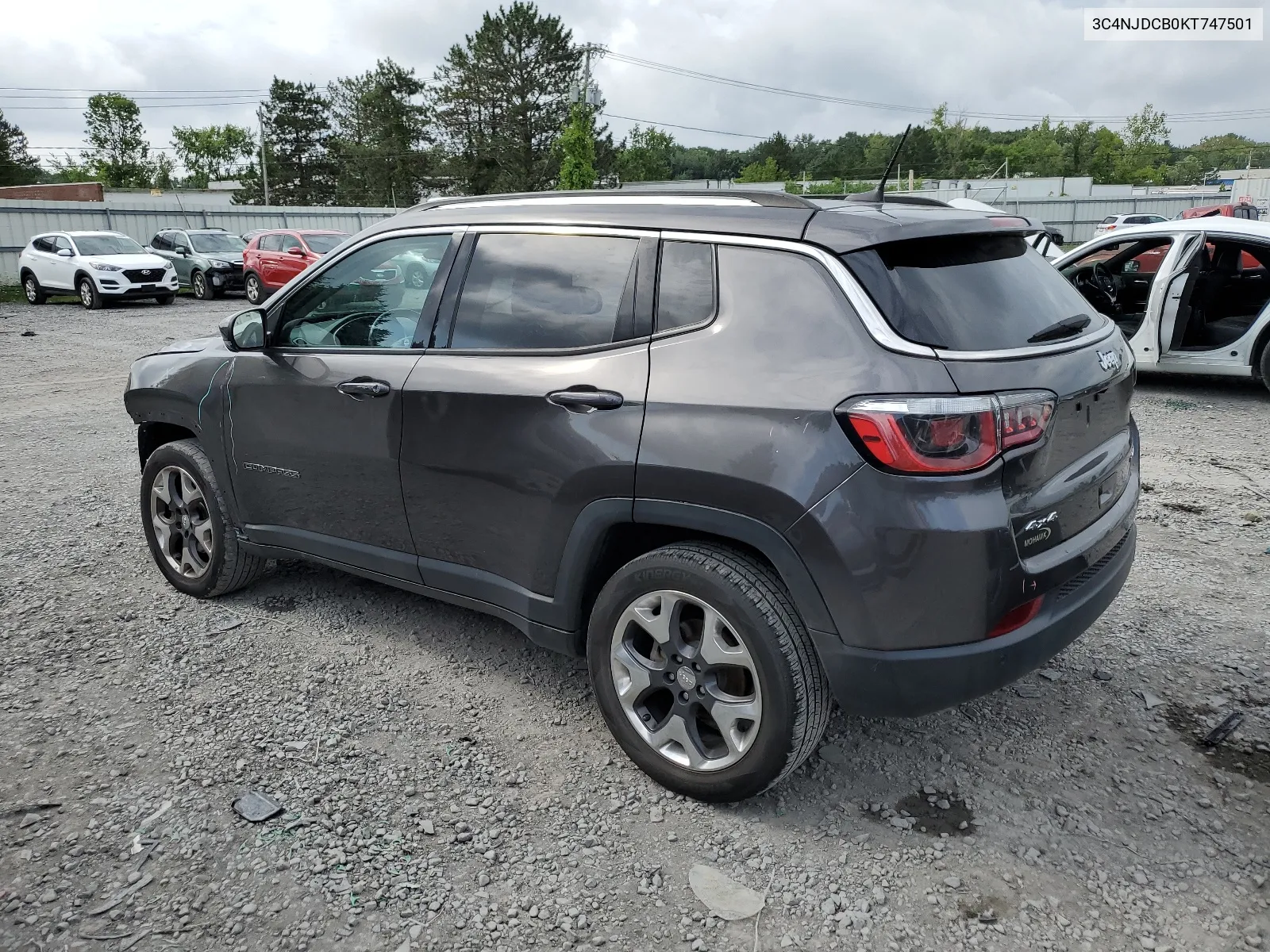 2019 Jeep Compass Limited VIN: 3C4NJDCB0KT747501 Lot: 65219014