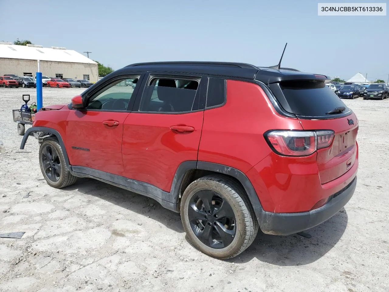 2019 Jeep Compass Latitude VIN: 3C4NJCBB5KT613336 Lot: 65639654