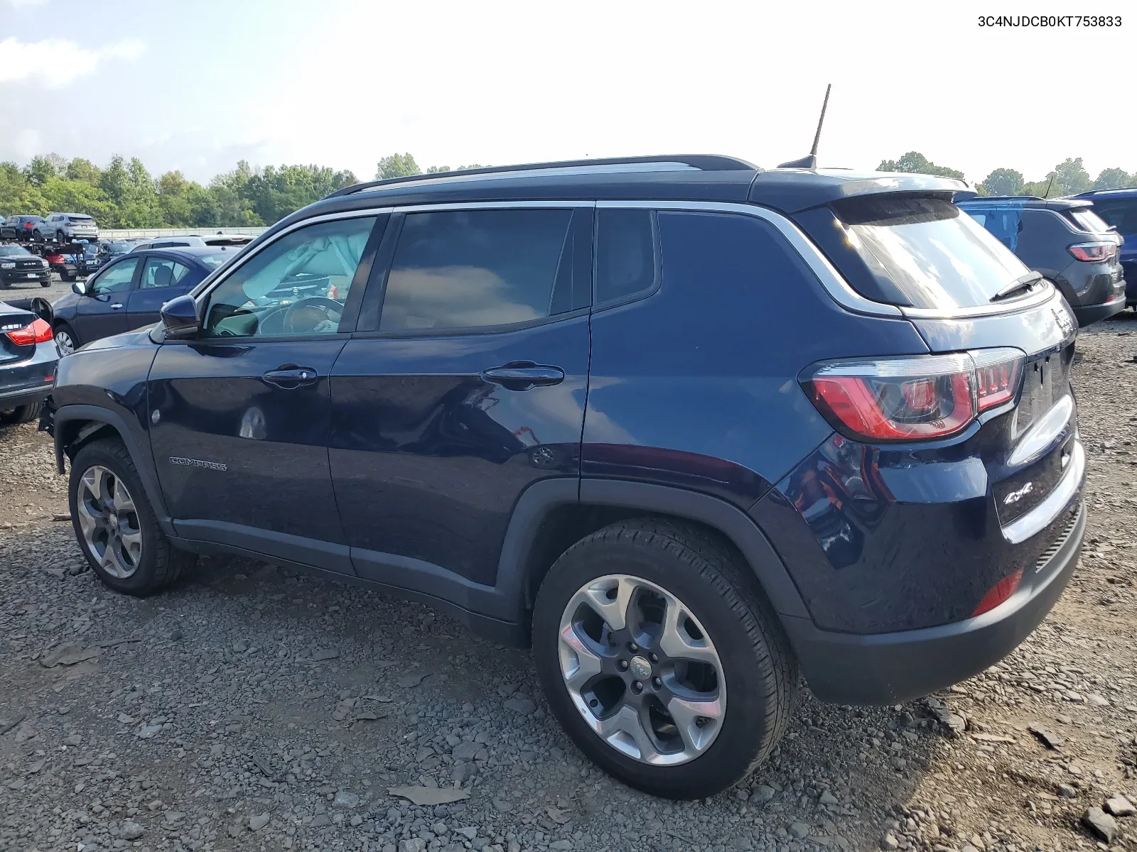 2019 Jeep Compass Limited VIN: 3C4NJDCB0KT753833 Lot: 66139854