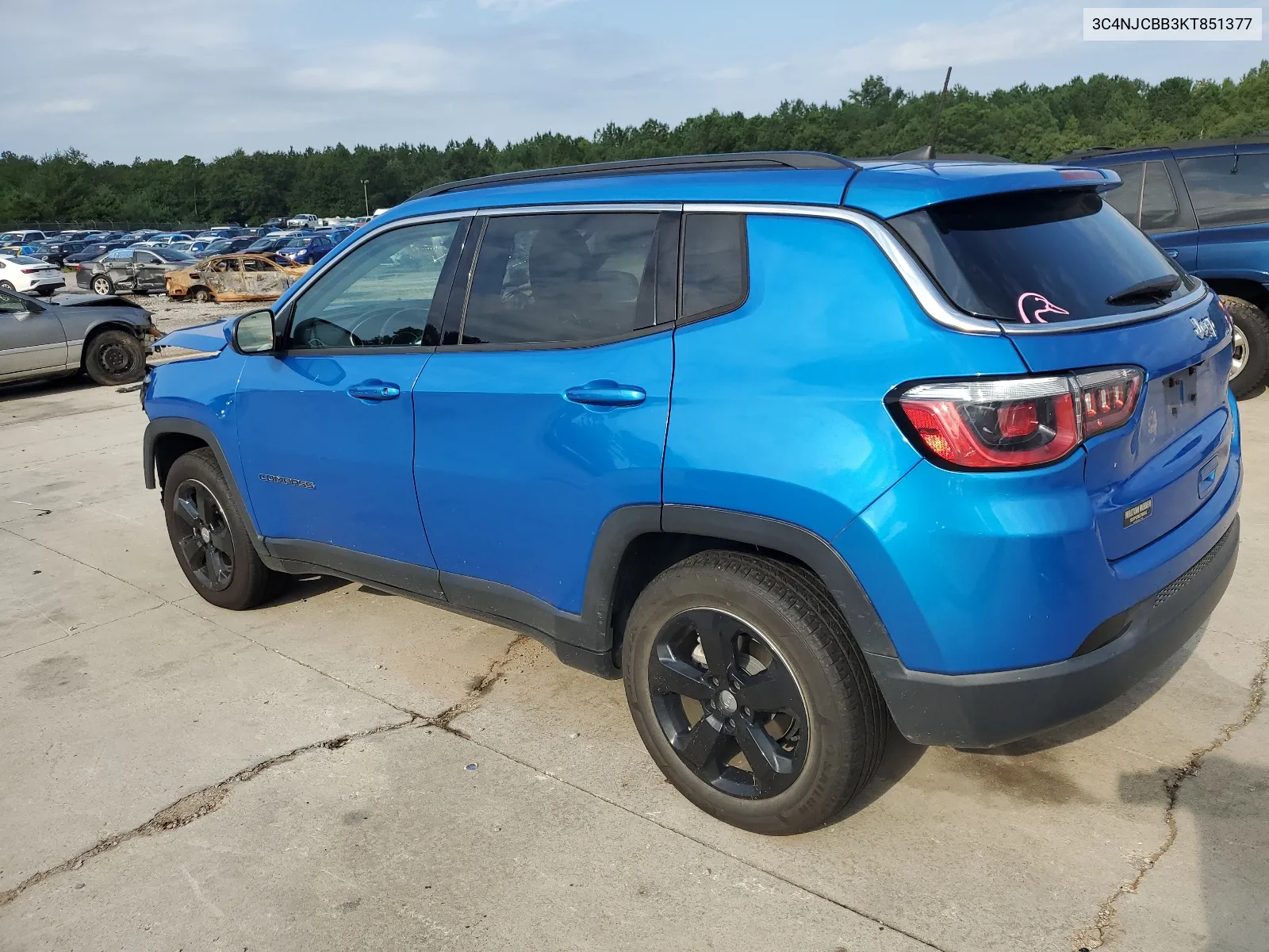 2019 Jeep Compass Latitude VIN: 3C4NJCBB3KT851377 Lot: 66219404