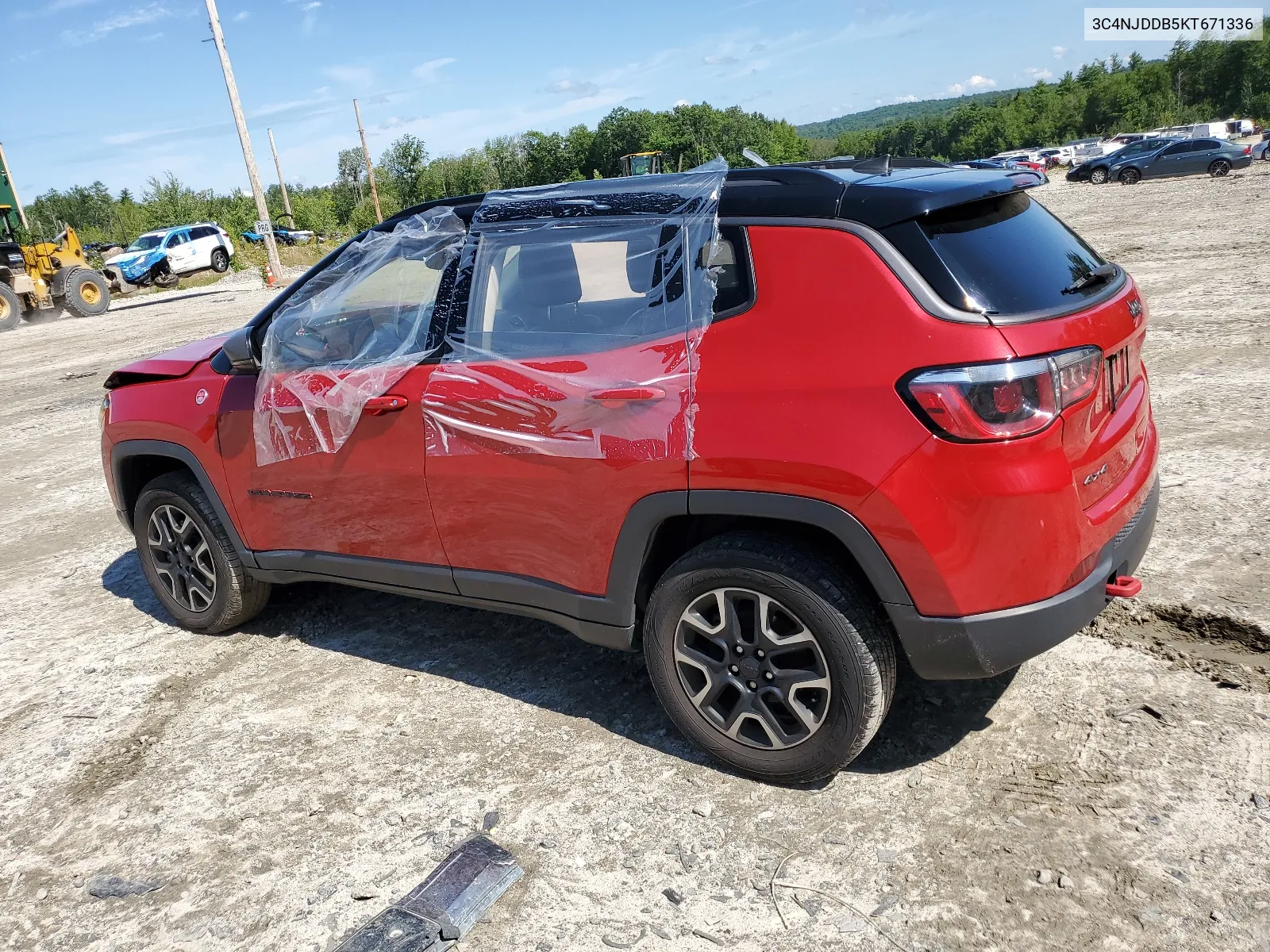 2019 Jeep Compass Trailhawk VIN: 3C4NJDDB5KT671336 Lot: 66411424