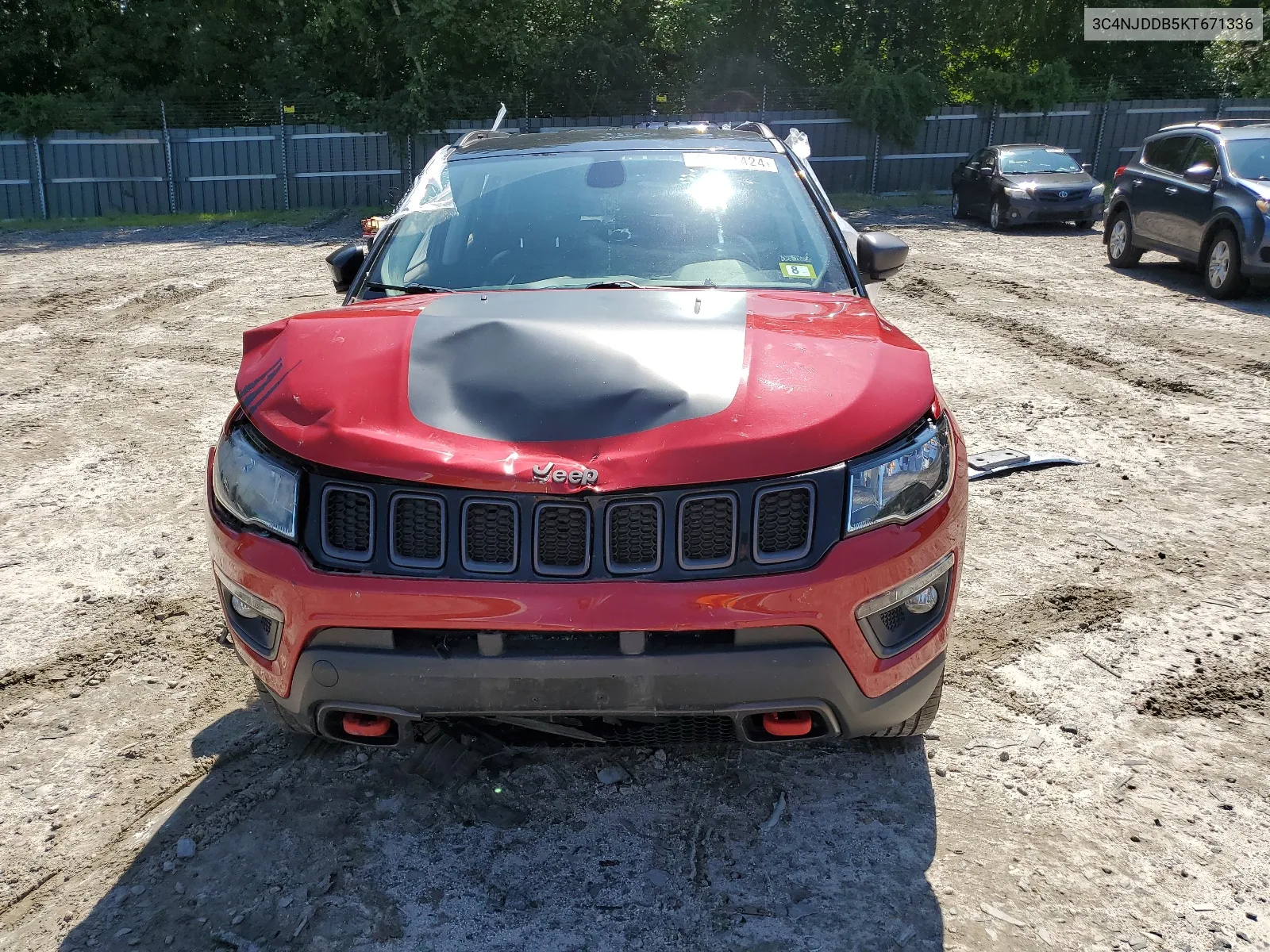 2019 Jeep Compass Trailhawk VIN: 3C4NJDDB5KT671336 Lot: 66411424