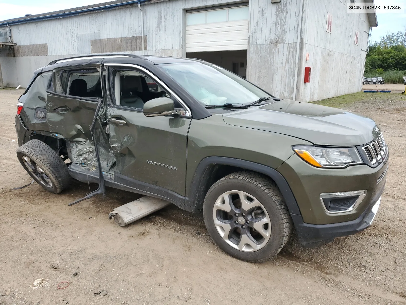 2019 Jeep Compass Limited VIN: 3C4NJDCB2KT697345 Lot: 66598604