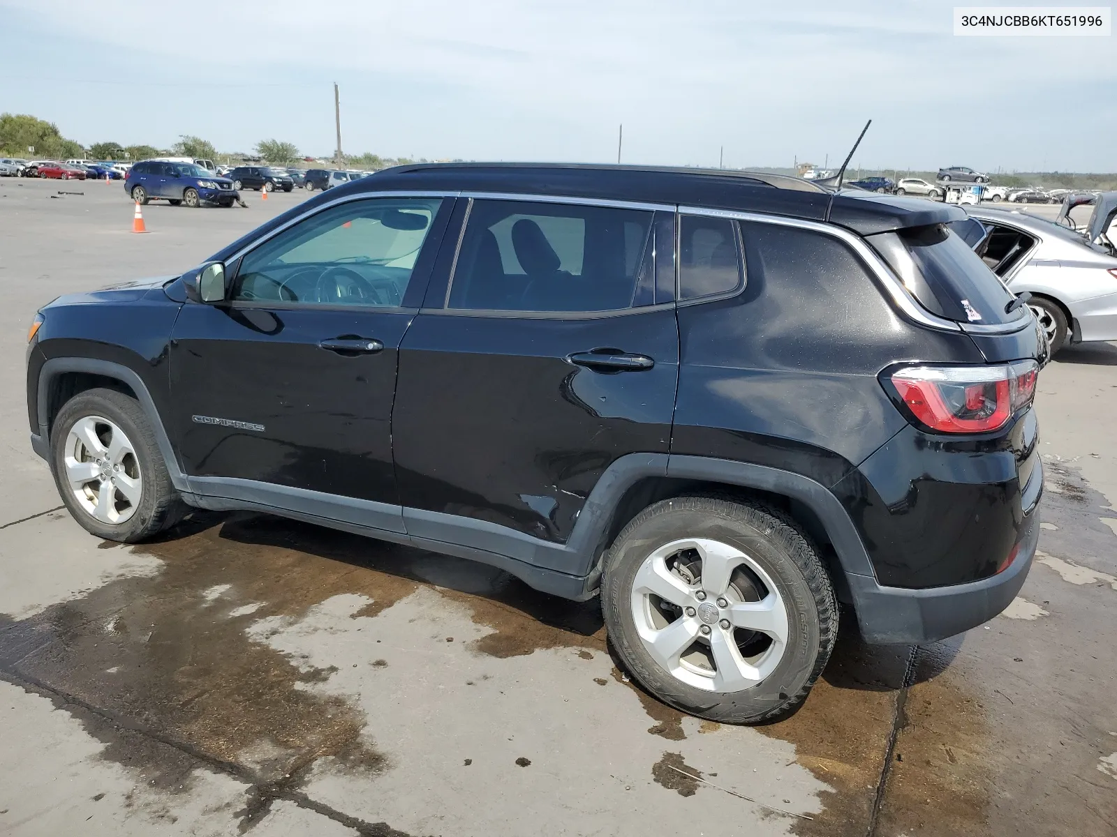 2019 Jeep Compass Latitude VIN: 3C4NJCBB6KT651996 Lot: 66792134