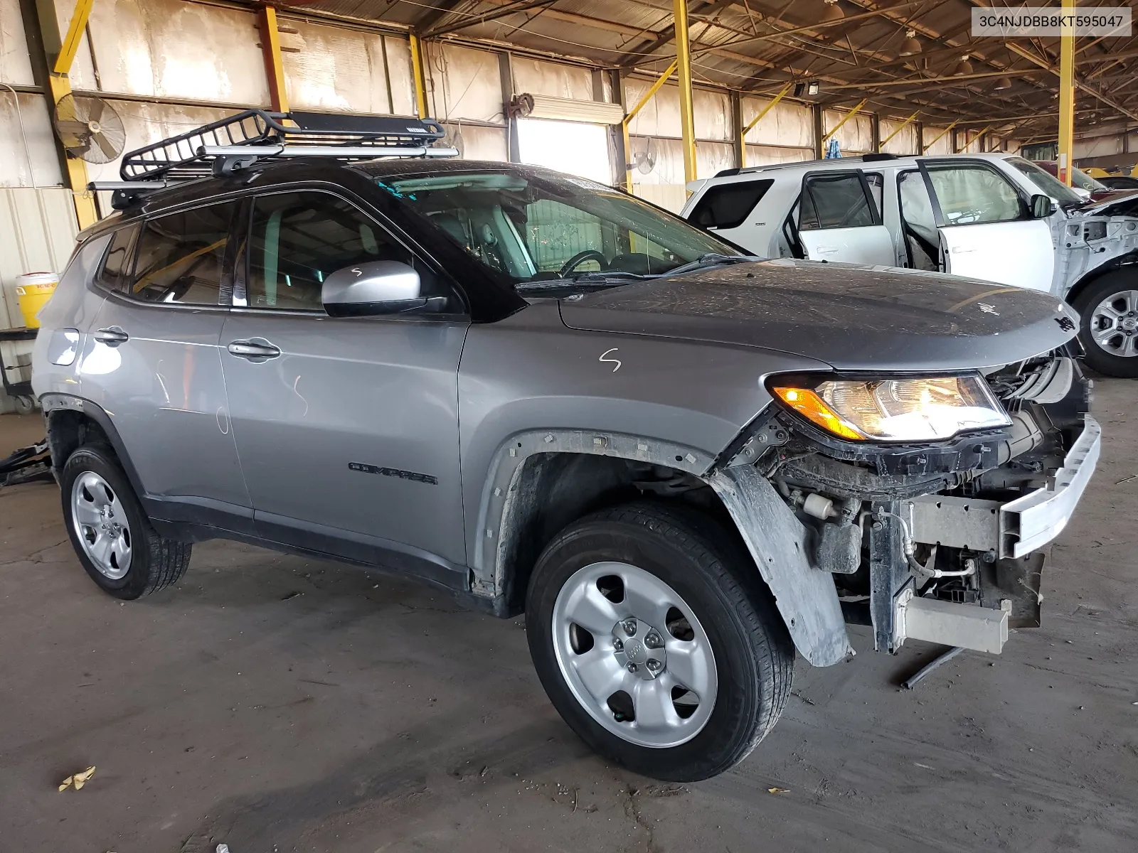 2019 Jeep Compass Latitude VIN: 3C4NJDBB8KT595047 Lot: 67517934