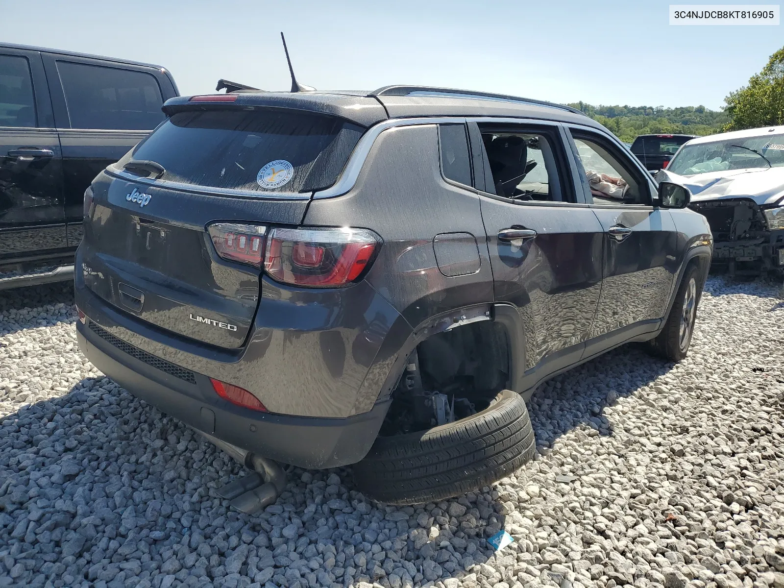 2019 Jeep Compass Limited VIN: 3C4NJDCB8KT816905 Lot: 67749634