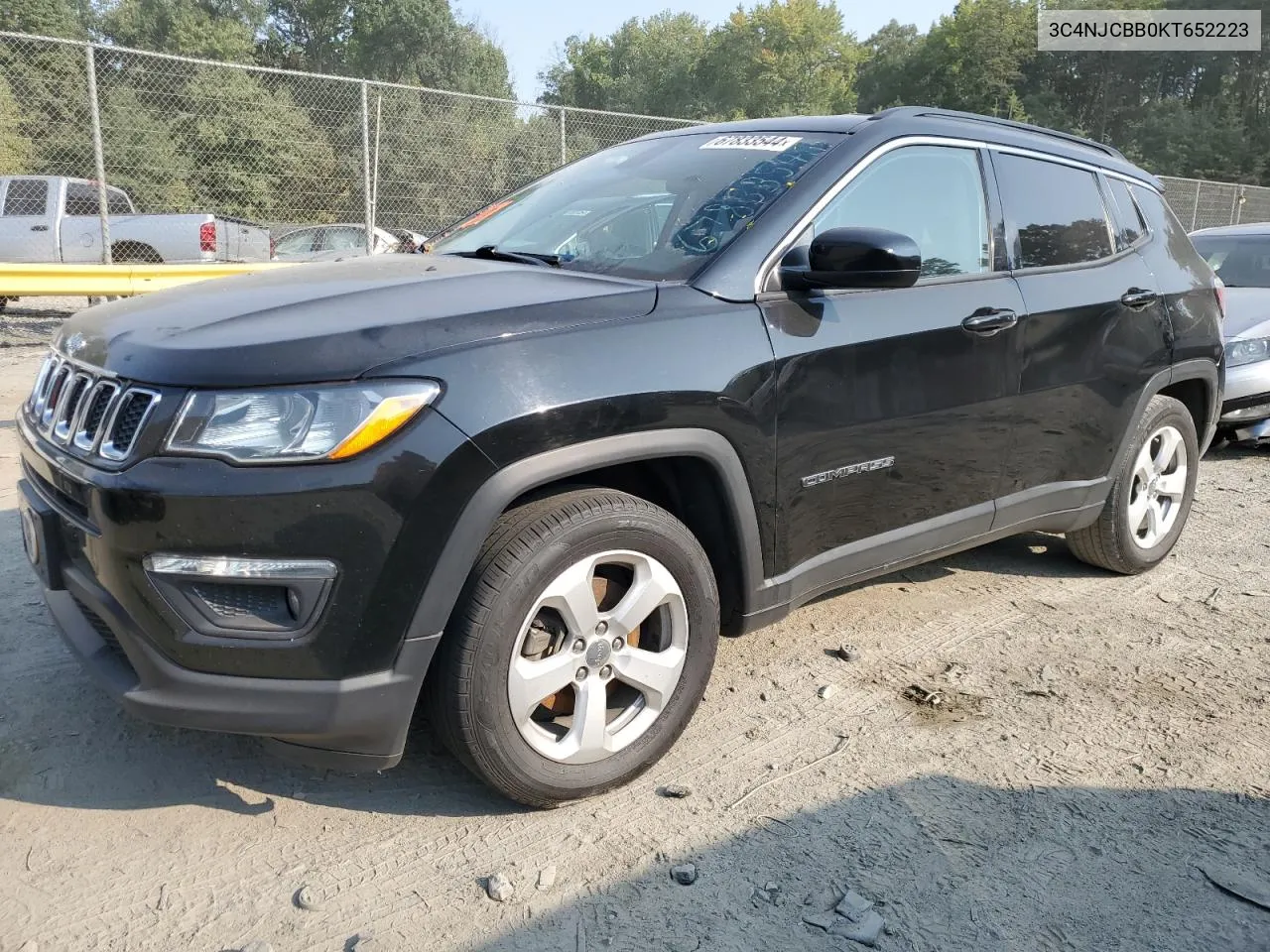 3C4NJCBB0KT652223 2019 Jeep Compass Latitude