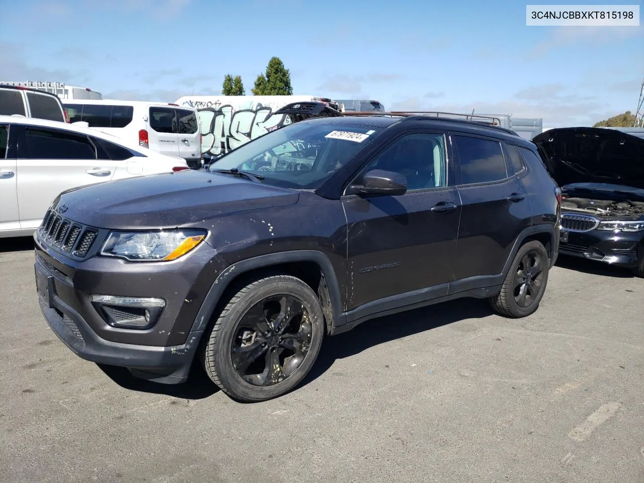 2019 Jeep Compass Latitude VIN: 3C4NJCBBXKT815198 Lot: 67971924