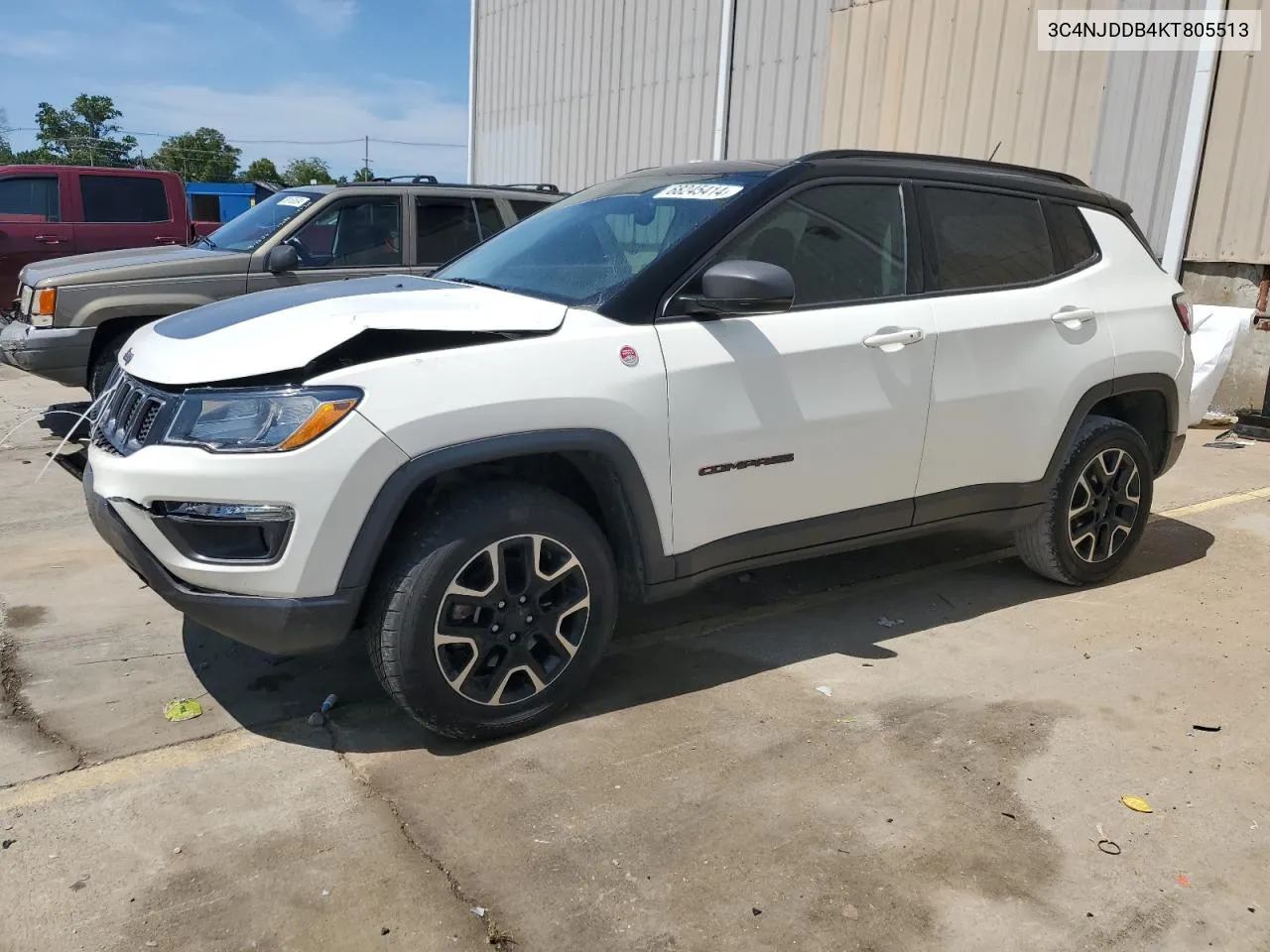 3C4NJDDB4KT805513 2019 Jeep Compass Trailhawk