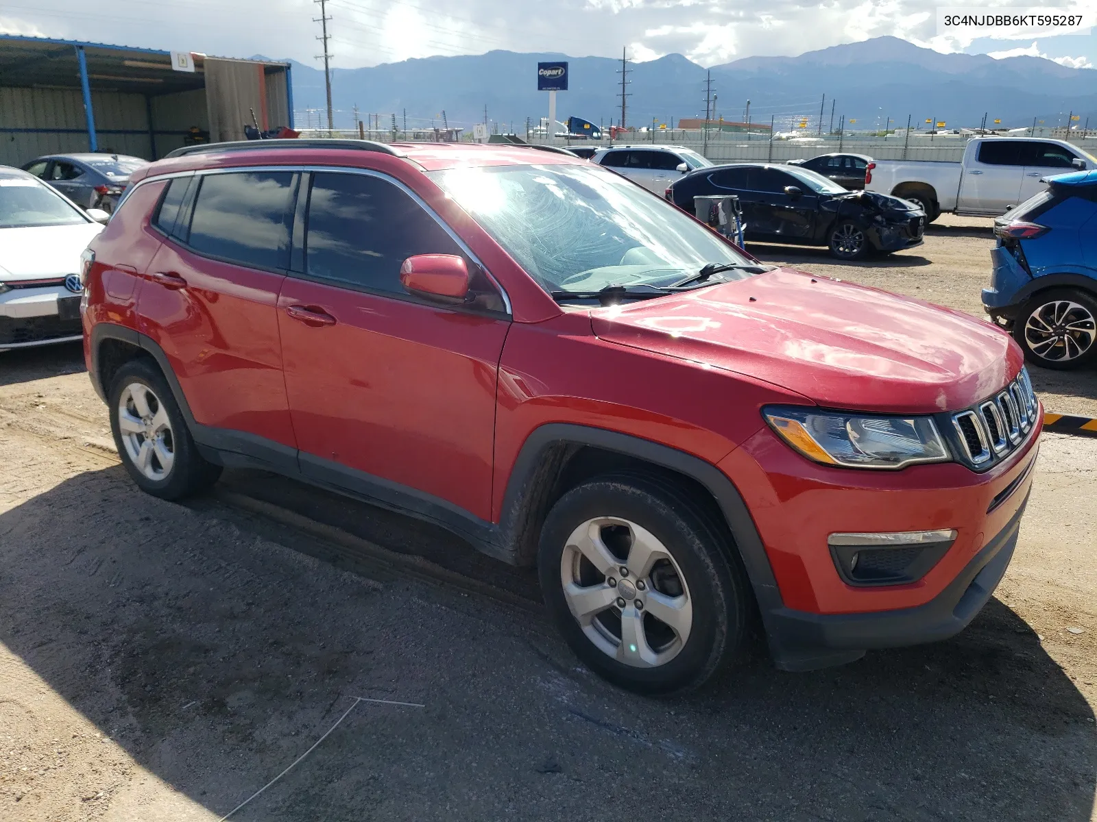 3C4NJDBB6KT595287 2019 Jeep Compass Latitude