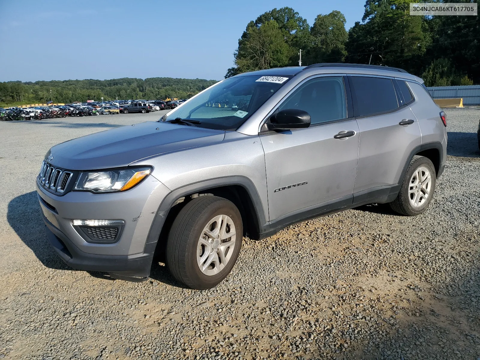 2019 Jeep Compass Sport VIN: 3C4NJCAB6KT617705 Lot: 68421204